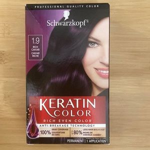 Schwartzkopf 1.9 Rich Caviar Dark Purple Hair Dye